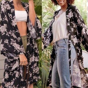 Spiritual Gangster Floral Maya Kimono Robe